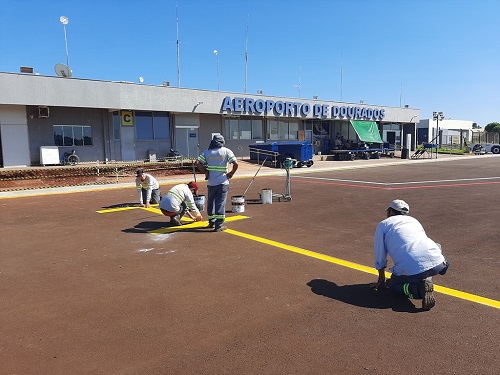 Nova sinalização do aeroporto está pronta para receber o Boeing 737/700