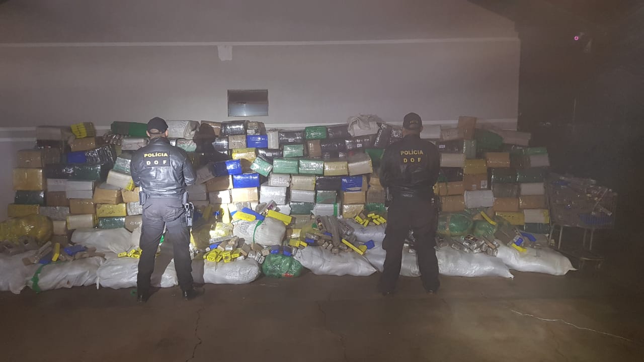 DOF apreende quase 10 Toneladas de drogas em rodovia de MS