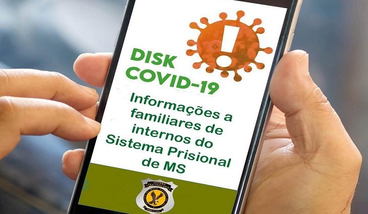 Agepen implanta Disk-Covid para informações a familiares de internos