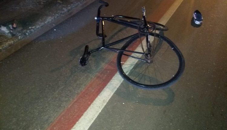 Em Mundo Novo ciclista morre depois de bater em camionete 