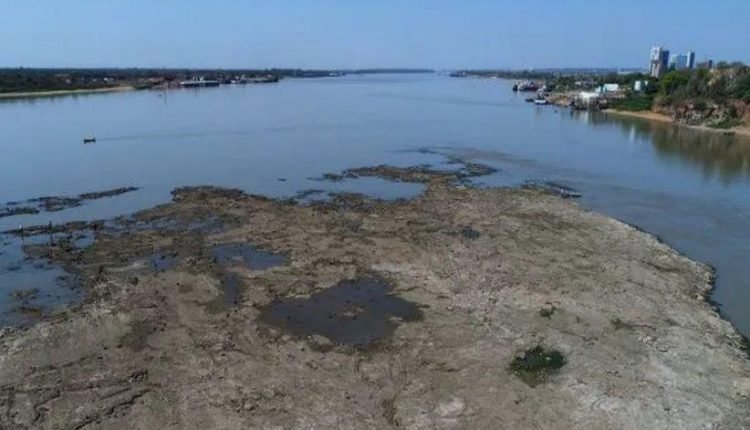 Nível do Rio Paraguai está baixo 