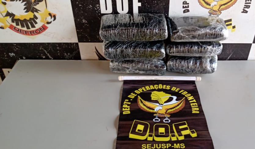 DOF apreende droga em posse de uma passageira que estava em um ônibus próximo a Dourados - MS