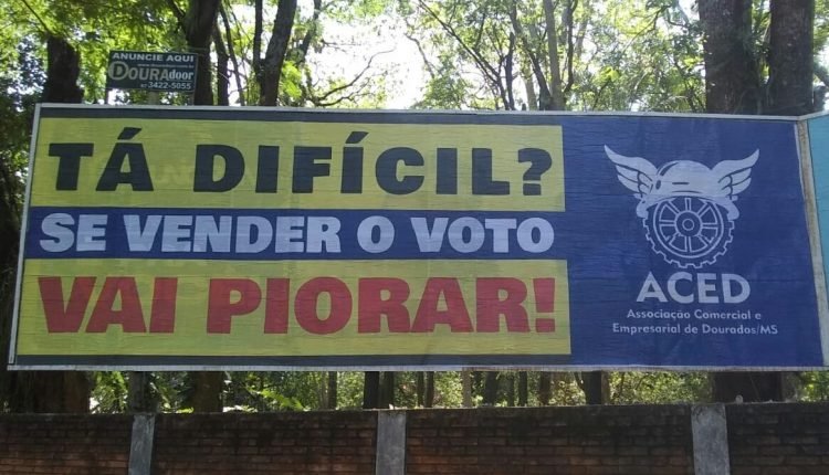 Douradenses vão as ruas para dizer não a compra de votos 