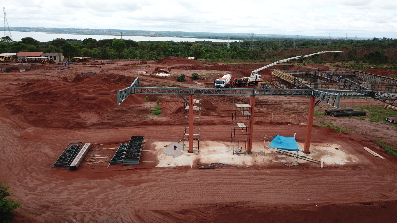 Obras da ETE Souza Dias avançam em Três Lagoas