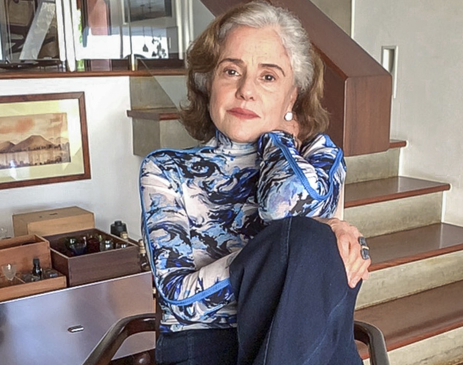 Marieta Severo testa positivo para a covid-19 