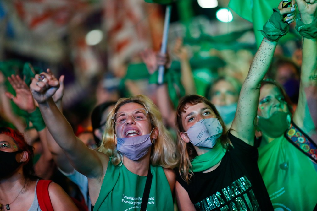 Na Argentina a legalização do aborto é aprovado pelo senado 