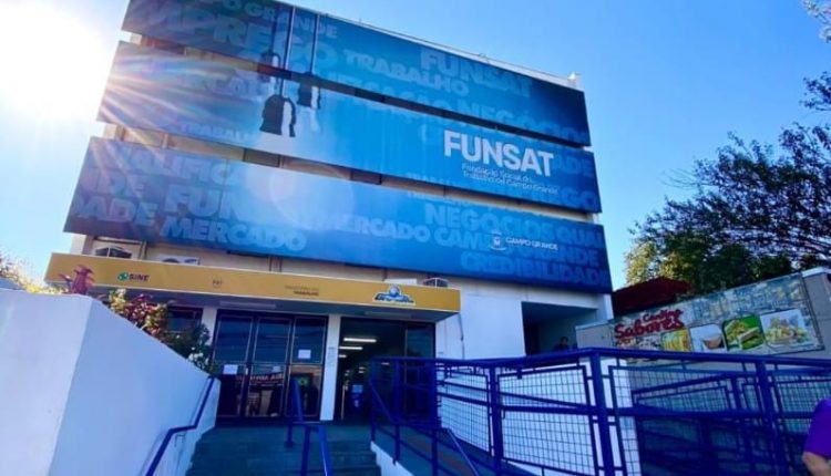 Em MS a Funsat oferece 596 vagas de emprego 