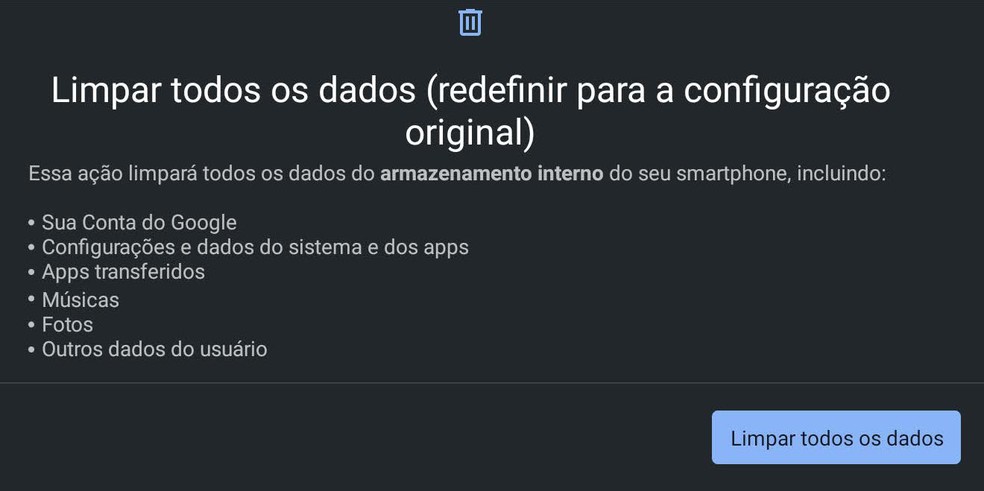 Restaurar um celular pode ajudar a remover programa espião 