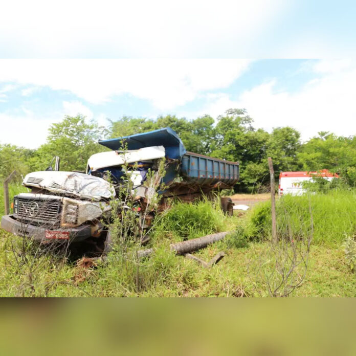 Em MS caminhoneiro perde o controle da direção e morre em colisão 