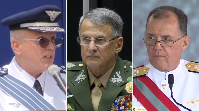 Comandantes das três Forças Armadas serão substituídos