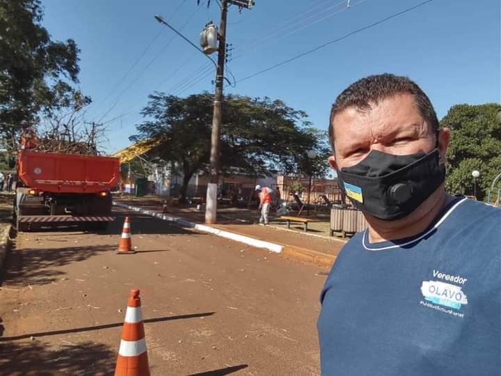 Olavo Sul acompanha serviços em Vila Vargas