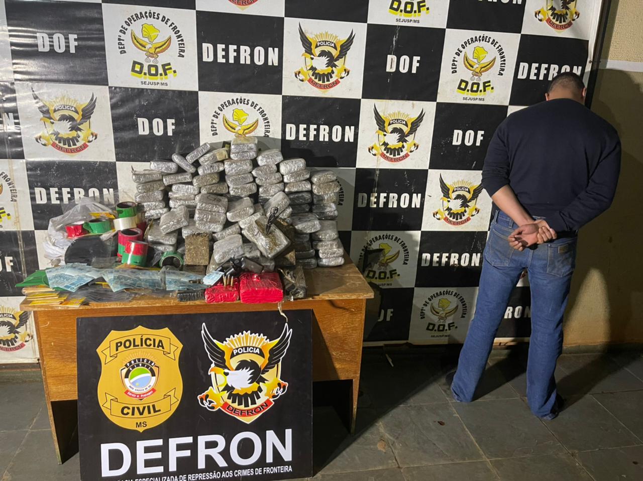 DEFRON fecha entreposto de distribuição skunk no bairro Bonanza em Dourados