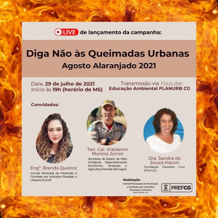 Prefeitura lança nesta quinta campanha Agosto Alaranjado 2021