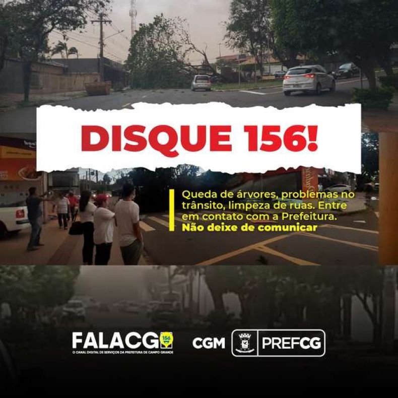 Prefeitura tem central de atendimento para identificar locais prejudicados pela chuva