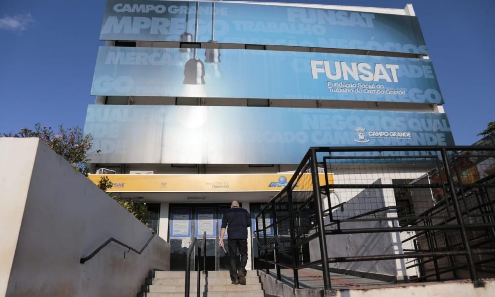 Campo Grande inicia semana com 1444 vagas de emprego disponibilizadas pela Funsat
