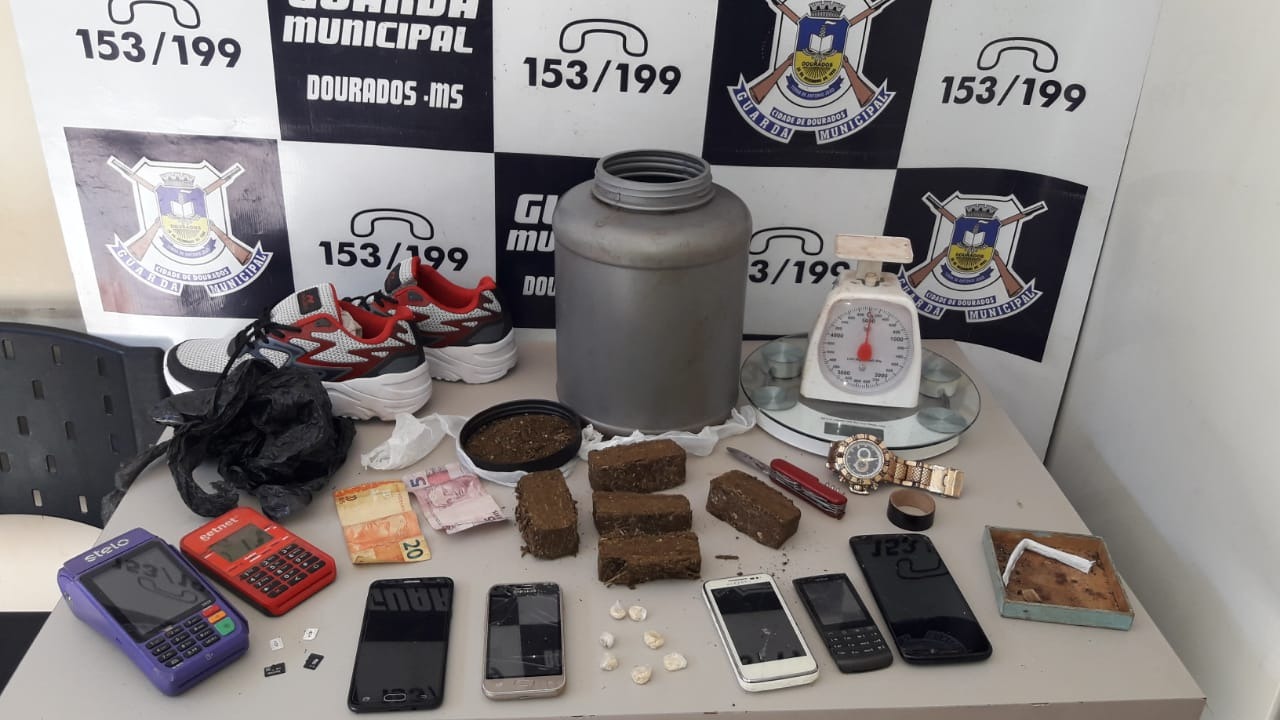 Guarda Municipal prende homem por tráfico de drogas