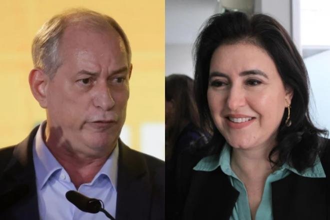 Ciro Gomes propõe a Simone Tebet pré-candidatura a vice, mas ela recusa