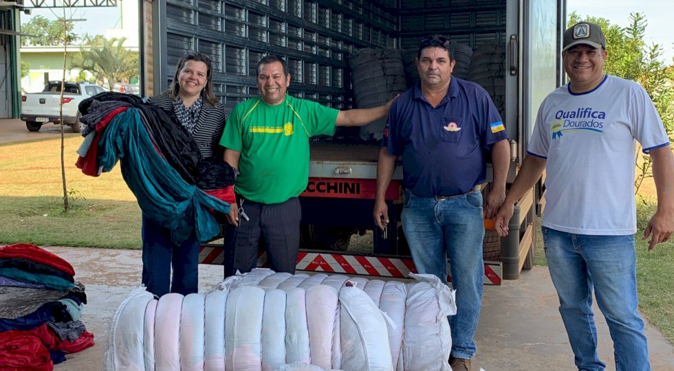 Prefeitura de Dourados recebe mais de 5 mil cobertores do Governo do Estado