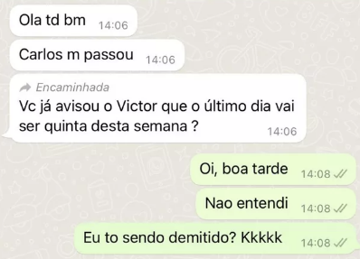 Médico do RS diz que descobriu demissão ao receber mensagem encaminhada no WhatsApp por engano