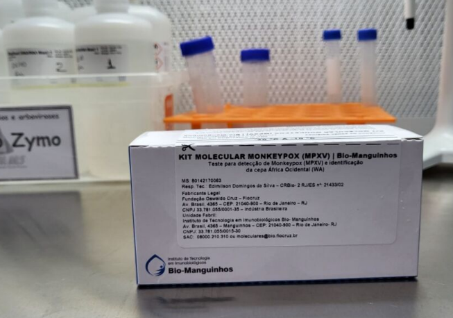 Ministério da Saúde envia para MS kits para diagnóstico da varíola do macacos
