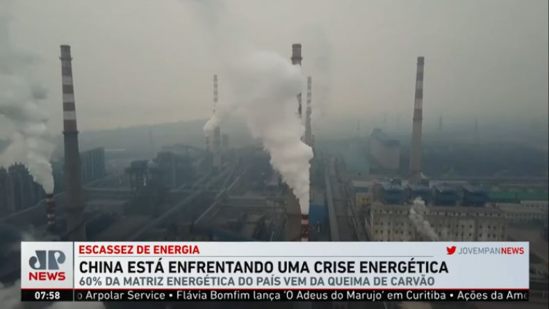 China vive crise energética e registra apagões e limitações em polos industriais