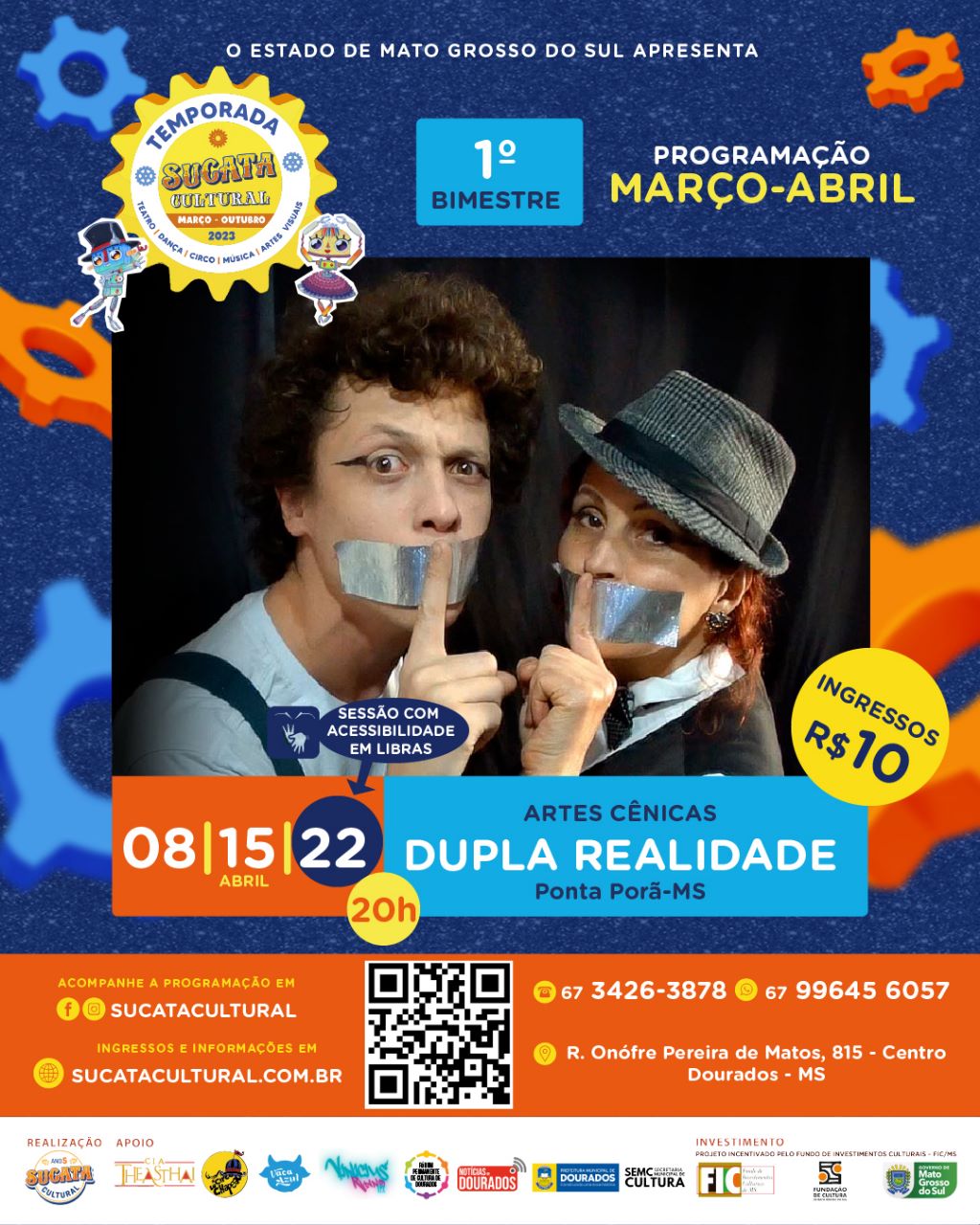 Show de mágica acontecerá em sessão com acessibilidade