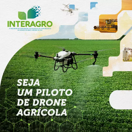MS: Abertas inscrições para curso de drone agrícola