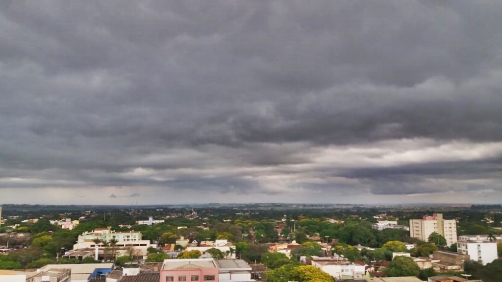 Quarta-feira de tempo instável com possibilidade de chuva em MS