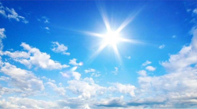 Previsão de sol e aumento do calor em MS neste sábado