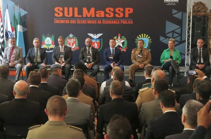 Secretários de Segurança do MS, PR, SC, RS e SP se reúnem para discutir combate a crimes fronteiriços