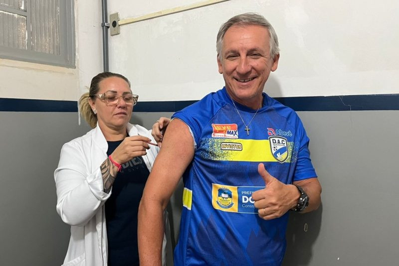Comissão técnica do time de Dourados é vacinada contra dengue