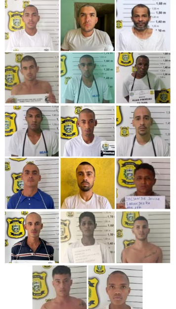 17 presos fogem de penitenciária no Piauí