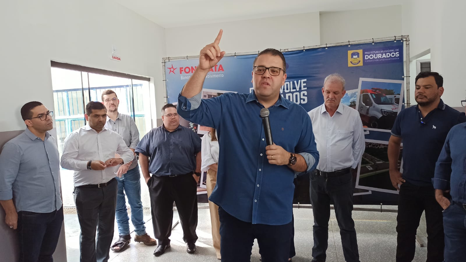 Alan Guedes entrega reforma do Centro Homeopático de Dourados