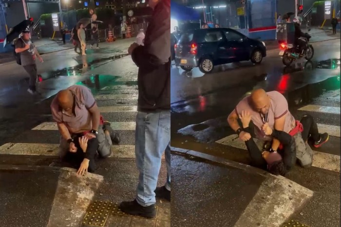 Filho de Maguila espanca ambulante em frente a casa de shows