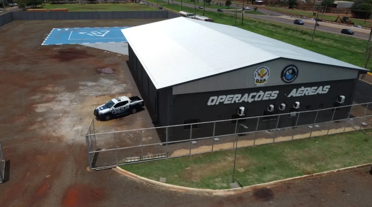 Vigilância aérea na fronteira ganha reforço com inauguração de hangar do DOF em Dourados