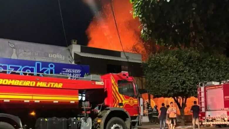 Casa pega fogo após idosa esquecer o ar-condicionado ligado em MS