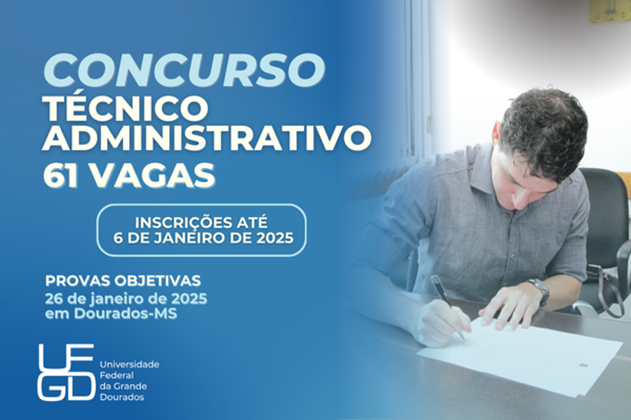 Inscrições em concurso para técnicos administrativos terminam hoje