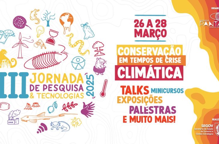 Bioparque Pantanal abre inscrições para a terceira edição da Jornada de Pesquisa e Tecnologias