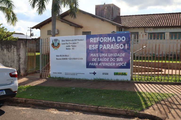 Prefeitura de Naviraí confirma ordem de serviço para reforma geral do “ESF Paraíso I” na 2ª feira