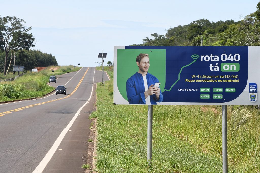 Governo de Mato Grosso do Sul amplia conectividade com pontos de Wi-Fi gratuito na MS-040