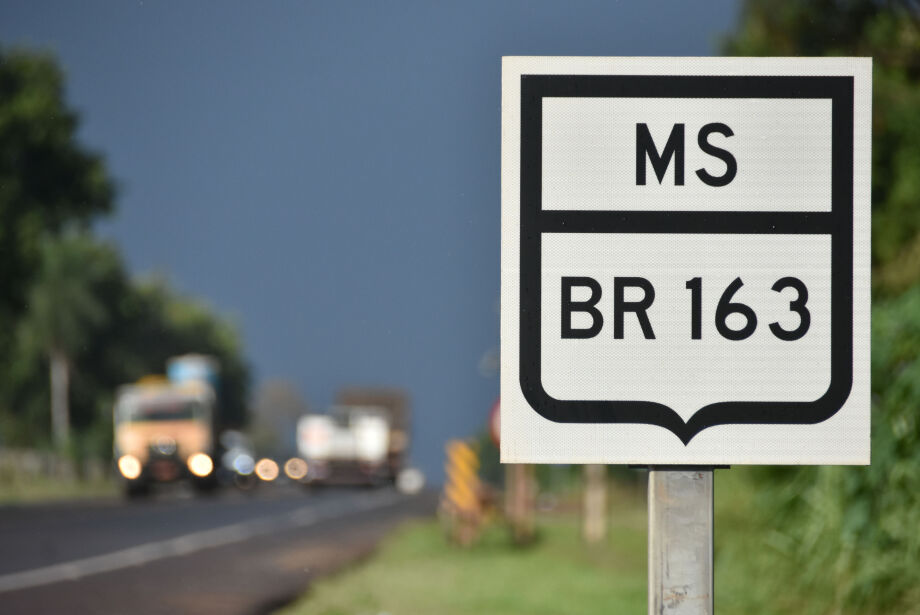 Com 74 óbitos, BR-163 retoma o título de rodovia da morte em Mato Grosso do Sul 
