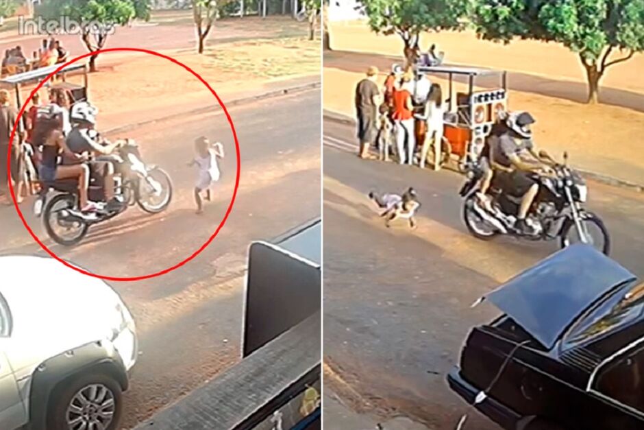 Motociclista atropela criança e foge sem prestar socorro em MS