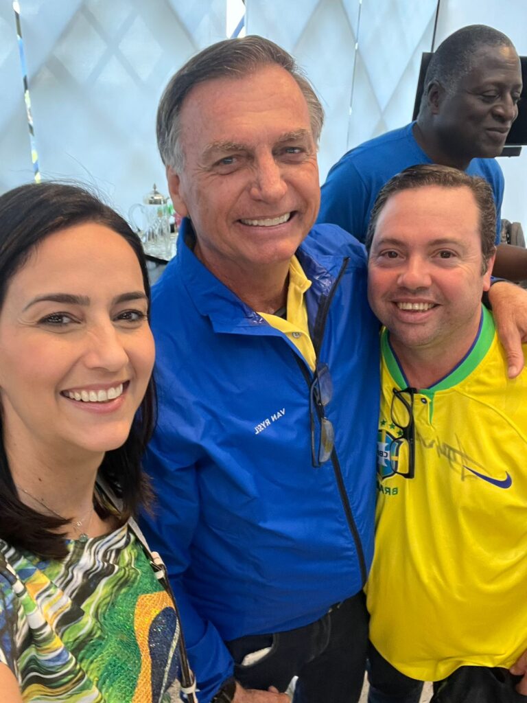 Ao lado de Bolsonaro, Rodolfo e Gianni Nogueira participaram de mais um ato na Paulista por liberdade