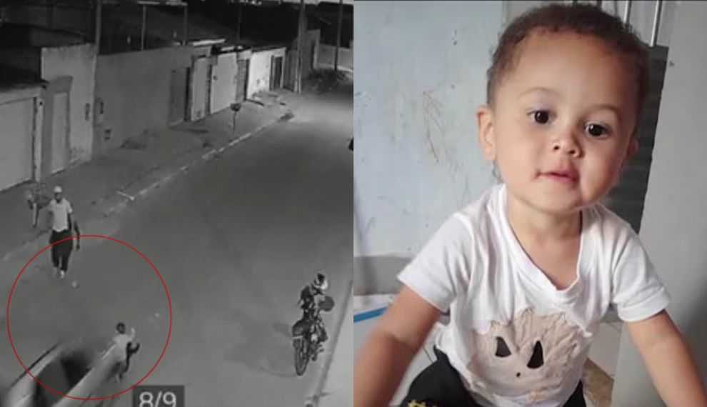 Bebê de 1 ano morre atropelado enquanto brincava com a família em frente de casa