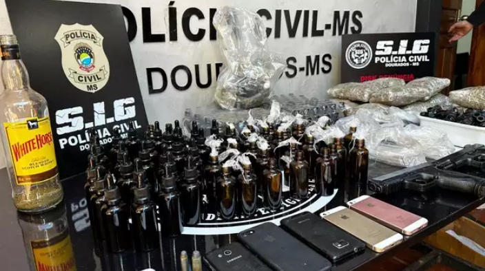 Corretor é preso em Dourados por produzir óleo de maconha em laboratório clandestino