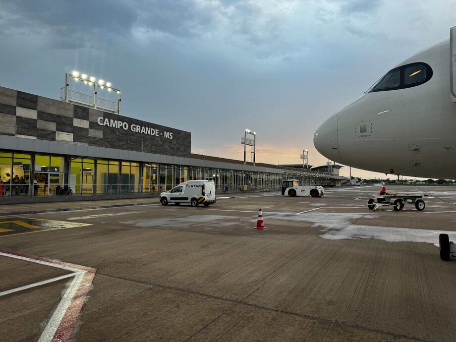Aeroporto de Campo Grande suspende voos noturnos até abril de 2026 