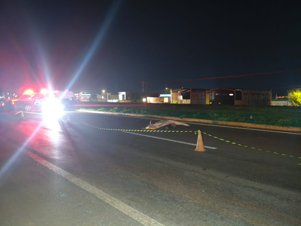 Idoso morre atropelado por caminhão na MS-156, em Dourados 