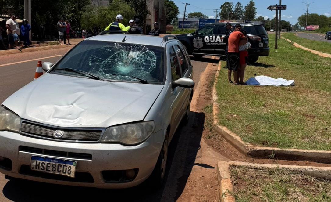 Homem de 70 anos morre após ser atropelado na rodovia MS-164 