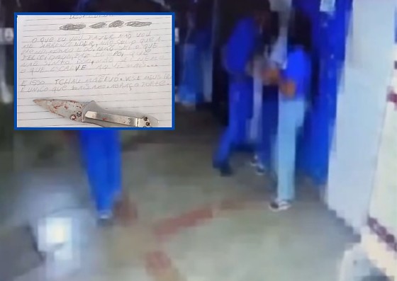 Tragédia em escola: adolescente esfaqueia colega e deixa carta de despedida