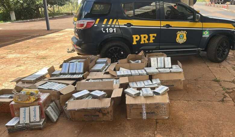 Quase 630 kg de cocaína são apreendidos pela PRF em MS